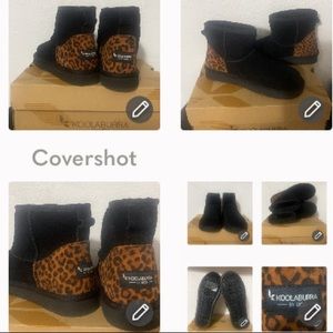 Kookaburra by UGG leopard/black w box  sz6